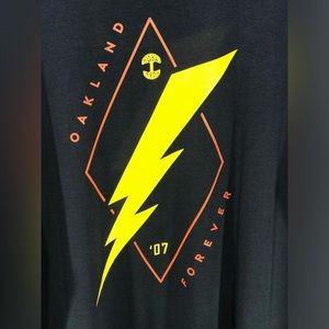 Oaklandish Golden State Warriors Shirt Black Size 2XL Authentic Long Sleeve